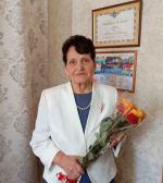 Ветеран социальной отрасли, почетный гражданин поселка Лиман отметила свой почетный юбилей